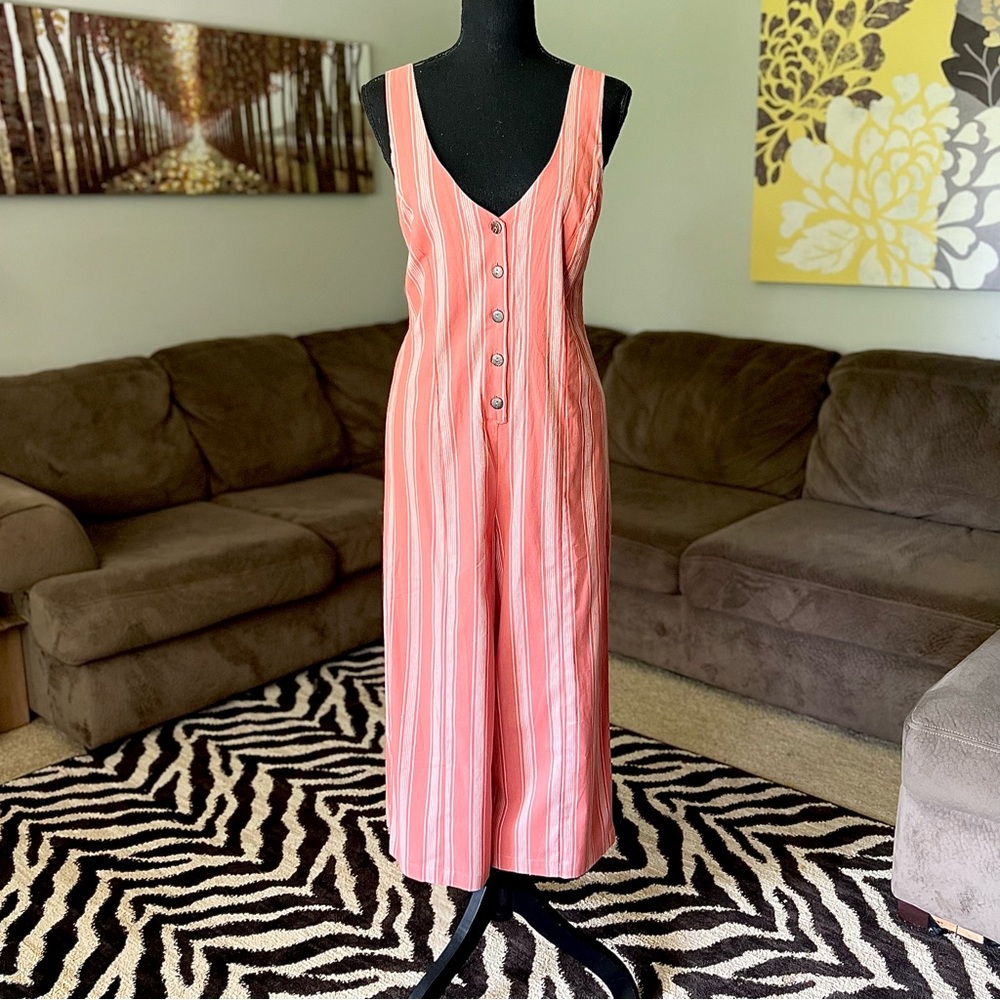 Forever 21 Striped Jumpsuit Size Small NWT